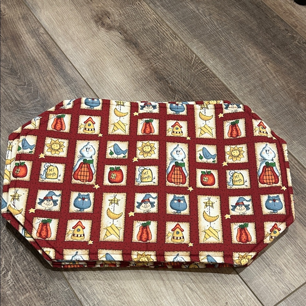 Halloween Cloth Placemats